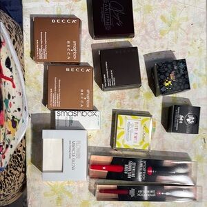 13 ITEMS - BECCA and Smashbox Makeup others as well  ALL NEW